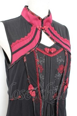 画像3: Ozz oneste / 羽衣天女チュニック  黒×赤 Y-25-11-05-138-OO-OP-SZ-ZY