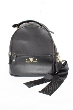 画像1: Maison de FLEUR / Maison de FLEUR×Sanrio クロミ リボンリュック  ブラック Y-25-11-05-023-LO-BG-SZ-ZY