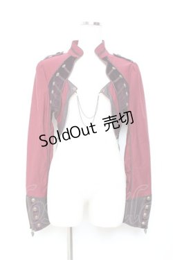 画像1: Ozz oneste / ナポレオン風ショートジャケット  赤 Y-25-11-05-146-OO-JA-SZ-ZY