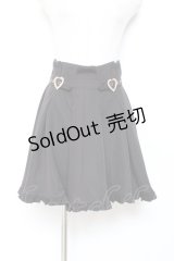 Rojita / ハートビジュバックルフレアスカート F 黒 Y-25-11-05-149-LO-SK-SZ-ZY