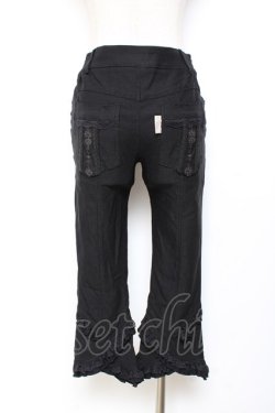 画像2: Rozen Kavalier / ポケットブレード入り七分丈パンツ  黒 Y-25-11-05-150-OO-PA-SZ-ZY