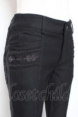 画像3: Rozen Kavalier / ポケットブレード入り七分丈パンツ  黒 Y-25-11-05-150-OO-PA-SZ-ZY