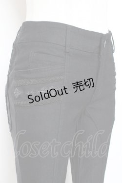 画像3: Rozen Kavalier / ポケットブレード入り七分丈パンツ  黒 Y-25-11-05-150-OO-PA-SZ-ZY