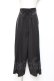 画像1: Rozen Kavalier / プリーツ袴ワイドパンツ  黒 Y-25-11-05-151-OO-PA-SZ-ZY (1)