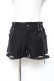 画像1: Ozz Croce / チェーン付きショートパンツ  黒 Y-25-11-05-152-OO-PA-SZ-ZY (1)