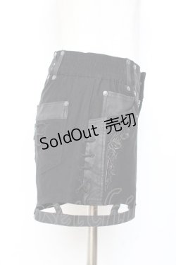 画像4: Ozz Croce / チェーン付きショートパンツ  黒 Y-25-11-05-152-OO-PA-SZ-ZY