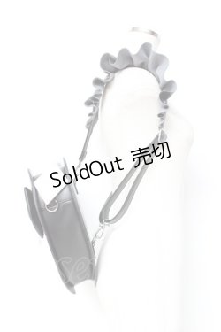 画像2: DearMyLove / エンジェルフリル3wayリボンハート  黒 Y-25-11-05-024-EL-BG-SZ-ZY