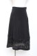 画像5: Ozz Croce / オーバースカート付きスカート  黒 Y-25-11-05-154-OO-SK-SZ-ZY (5)