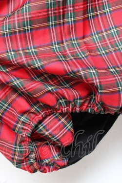 画像3: ACDC RAG / タータンチェック変形スカート F 赤×黒 Y-25-11-05-155-PU-SK-SZ-ZY