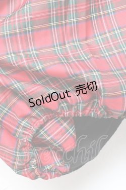 画像3: ACDC RAG / タータンチェック変形スカート F 赤×黒 Y-25-11-05-155-PU-SK-SZ-ZY