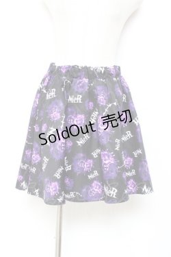 画像1: NieR Clothing / NieR MINI　スカート F パープル Y-25-11-05-157-PU-SK-SZ-ZY