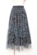 画像1: axes femme / ドロストチェックチュールスカート F グレー Y-25-11-05-159-AX-SK-SZ-ZY (1)