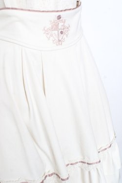 画像3: axes femme / サス付フリルスカート F 生成り Y-25-11-05-164-AX-SK-SZ-ZY