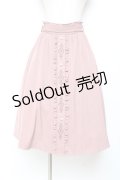 axes femme / フレームローズ刺繍スカート F ピンク Y-25-11-05-165-AX-SK-SZ-ZY