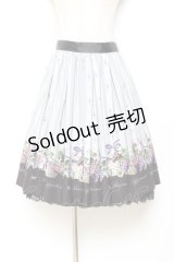 axes femme POETIQUE / リボン付ヴァンダンジュスカート M 黒 Y-25-11-05-169-AX-PA-SZ-ZY