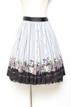 画像1: axes femme POETIQUE / リボン付ヴァンダンジュスカート M 黒 Y-25-11-05-169-AX-PA-SZ-ZY