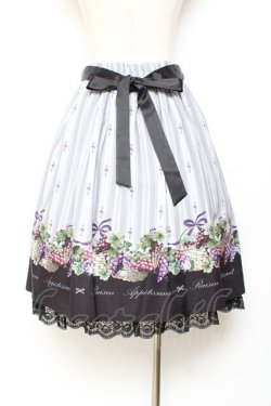 画像2: axes femme POETIQUE / リボン付ヴァンダンジュスカート M 黒 Y-25-11-05-169-AX-PA-SZ-ZY