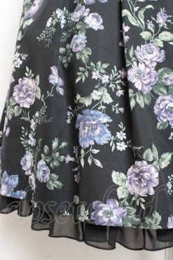 画像3: axes femme / 花柄タックスカート M ワイン Y-25-11-05-171-AX-SK-SZ-ZY