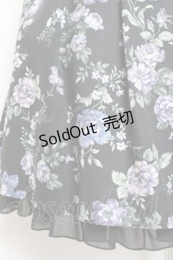 画像3: axes femme / 花柄タックスカート M ワイン Y-25-11-05-171-AX-SK-SZ-ZY