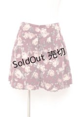 axes femme / スウェード調キュロット M ワイン Y-25-11-05-173-AX-PA-SZ-ZY