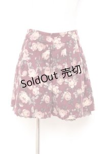 axes femme / スウェード調キュロット M ワイン Y-25-11-05-173-AX-PA-SZ-ZY