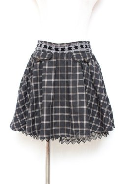 画像1: axes femme / フェイクポケットキュロット M 黒 Y-25-11-05-174-AX-PA-SZ-ZY