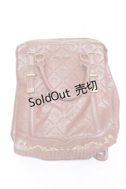 画像1: axes femme / 型押し２ＷＡＹリュック  茶 Y-25-11-05-026-AX-BG-SZ-ZY