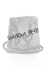 axes femme / 型押し２ＷＡＹリュック  黒 Y-25-11-05-027-AX-BG-SZ-ZY