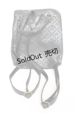 画像2: axes femme / 型押し２ＷＡＹリュック  黒 Y-25-11-05-027-AX-BG-SZ-ZY