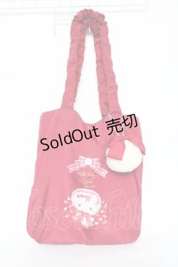 画像1: m petit by misako / サンリオキャラクターズコラボ ハローキティ トートバッグ  濃赤 Y-25-11-05-028-LO-BG-SZ-ZY