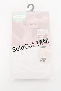 m petit by misako / AMレースアップシアータイツ L-LL 濃白 Y-25-11-05-004-LO-ZA-SZ-ZY