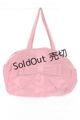 m petit by misako / AMリボンヅカイボストンバッグ  中赤 Y-25-11-05-032-LO-BG-SZ-ZY