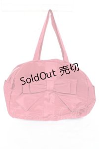 m petit by misako / AMリボンヅカイボストンバッグ  中赤 Y-25-11-05-032-LO-BG-SZ-ZY