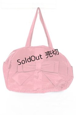 画像1: m petit by misako / AMリボンヅカイボストンバッグ  中赤 Y-25-11-05-032-LO-BG-SZ-ZY