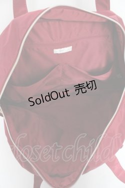 画像3: m petit by misako / AMリボンヅカイボストンバッグ  中赤 Y-25-11-05-032-LO-BG-SZ-ZY