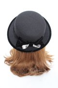 m petit by misako / NINA'Sカンカン帽  黒 Y-25-11-05-033-LO-AC-SZ-ZY