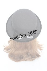 m petit by misako / NINA'Sカンカン帽  黒 Y-25-11-05-033-LO-AC-SZ-ZY