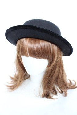 画像4: m petit by misako / NINA'Sカンカン帽  黒 Y-25-11-05-033-LO-AC-SZ-ZY