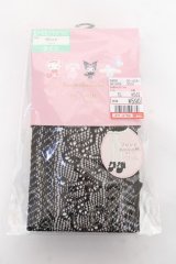 m petit by misako / ECAMクロミタグタイツ L-LL 中黒 Y-25-11-05-005-LO-ZA-SZ-ZT450