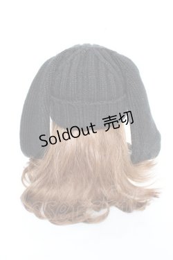画像3: REFLEM / 安全ピン付きうさ耳ニットキャップ F ブラック Y-25-11-05-036-PU-AC-SZ-ZY