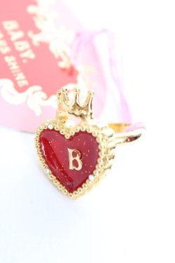 画像1: BABY,THE STARS SHINE BRIGHT / HEART TRUMPリング  ゴールド Y-25-11-06-001-BA-AC-SZ-ZY
