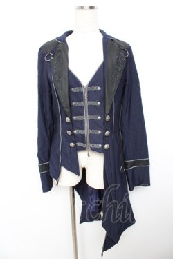 画像1: Ozz oneste / なむあみだ仏っ！-蓮台 UTENA-帝釈天ジャケット  紺 Y-25-11-06-046-OO-JA-SZ-ZY