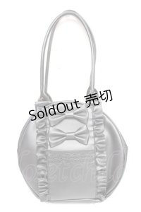 axes femme kawaii / ツインリボンラウンドハンドバッグ  黒 Y-25-11-06-007-AX-BG-SZ-ZY