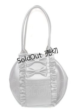 画像1: axes femme kawaii / ツインリボンラウンドハンドバッグ  黒 Y-25-11-06-007-AX-BG-SZ-ZY