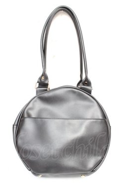 画像2: axes femme kawaii / ツインリボンラウンドハンドバッグ  黒 Y-25-11-06-007-AX-BG-SZ-ZY