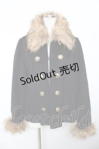 axes femme / ナポレオンコート M 黒 Y-25-11-06-056-AX-CO-SZ-ZY