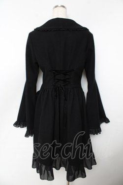 画像2: ATELIER PIERROT / 姫袖コート  黒 Y-25-11-06-059-EL-CO-AS-ZY