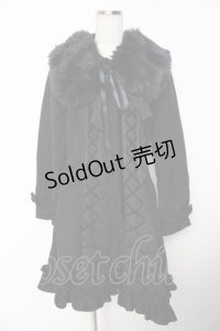 ATELIER PIERROT / Lunar Lattice Coat -Princess Sleeves-  黒 Y-25-11-06-060-EL-CO-SZ-ZY