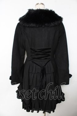 画像2: ATELIER PIERROT / Lunar Lattice Coat -Princess Sleeves-  黒 Y-25-11-06-060-EL-CO-SZ-ZY