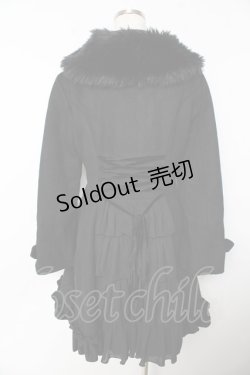 画像2: ATELIER PIERROT / Lunar Lattice Coat -Princess Sleeves-  黒 Y-25-11-06-060-EL-CO-SZ-ZY